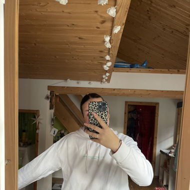 Weisser H&M Hoodie