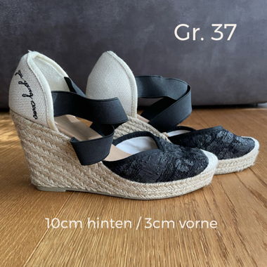 Espadrilles Wedges Gr. 37