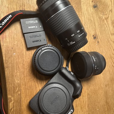 Kit fotocamera Canon