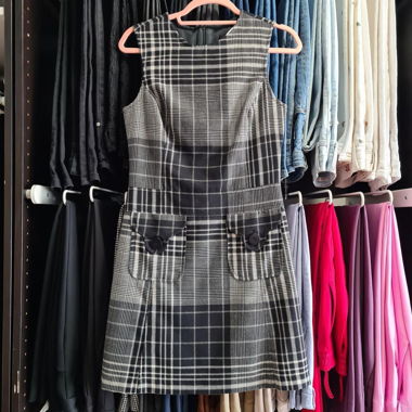 Caroll Checked Mini Dress