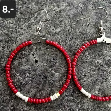 Boucles d'oreilles en perles - fait main 
