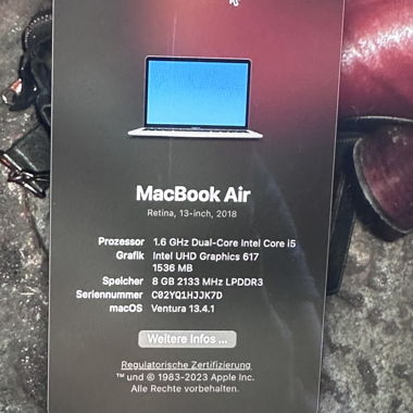 MacBook Air Retina 2018