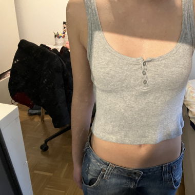 Brandy Melville Summer Top grey