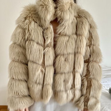 Zara fur coat 