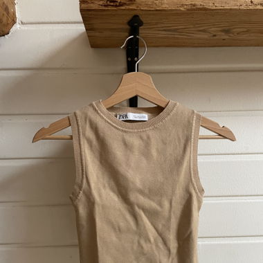 beiges Croptop