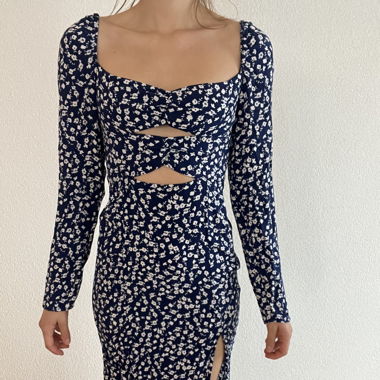 Kleid mit Blumenprint