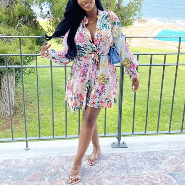 Robe satin