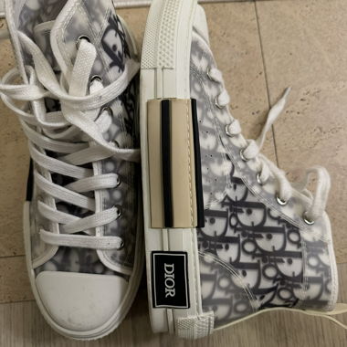 Sneaker High-Top Dior bianche
