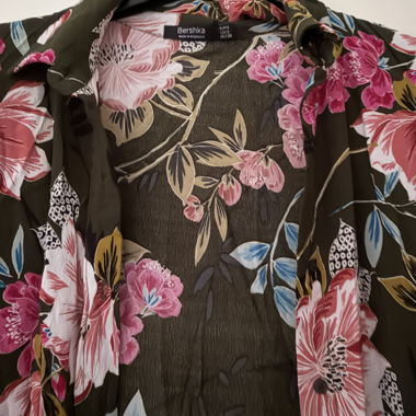 Robe florale Bershka
