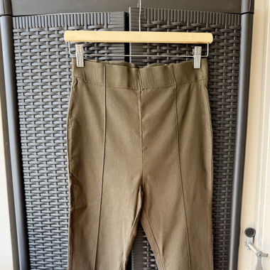Plaza Italia - Olive Green High Waste Leggings