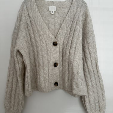 Veste cardigan tricotée