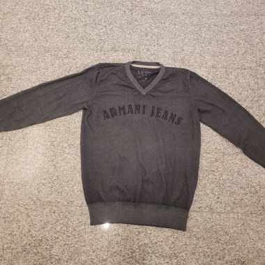 Pullover Armani Jeans Gr. M grau