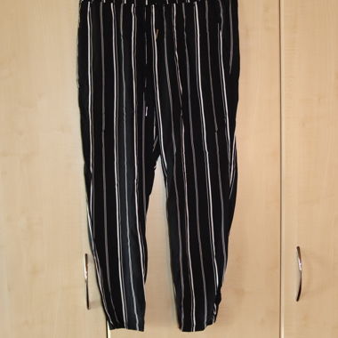 Pantaloni in tessuto a righe