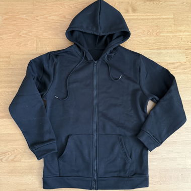 Sweat à capuche zippé noir