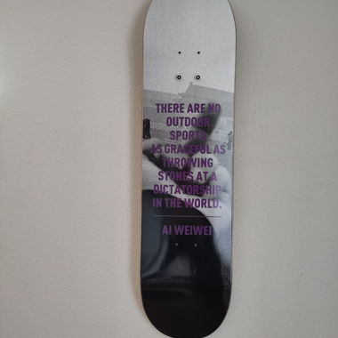 Ai Wei Wei skateboard (The Skateroom)
