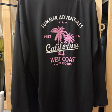 Schwarzes California-Shirt