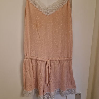Pyjama une-pièce rose