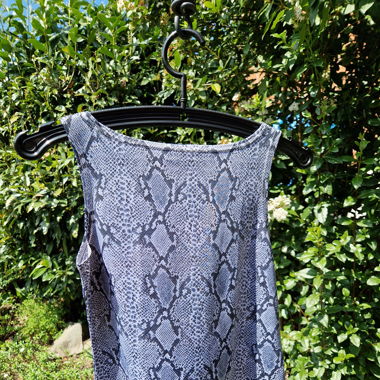 Glittery Snake Print Top