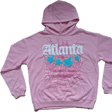 Sp5der Hoodie Atlanta pink
