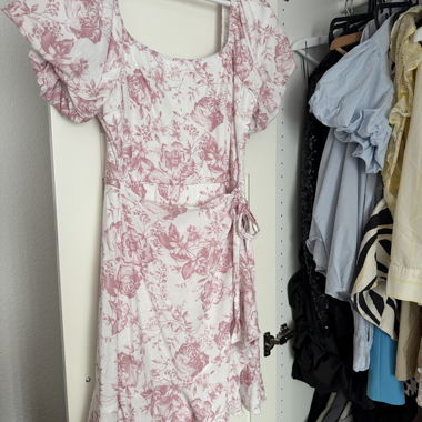 Floral Wrap Dress