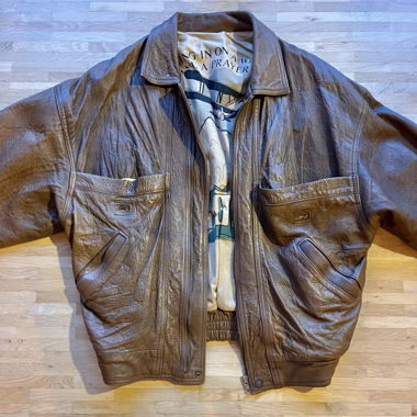 Original vintage Bronx Aviator Lederjacke