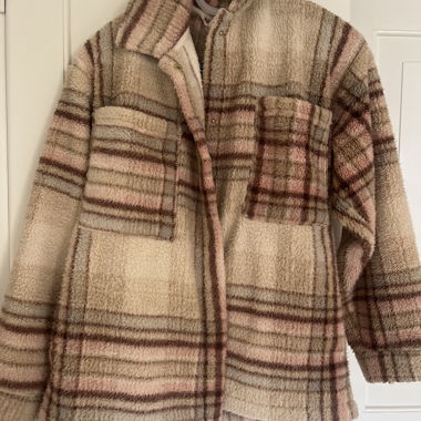 Plaid Teddy Fleece Billabong Shirt Jacket
