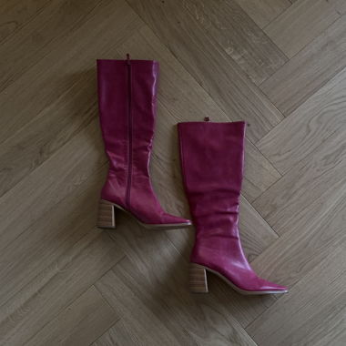 Pink Knee-High Boots by RAID