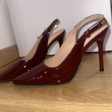 Décolleté slingback bordeaux