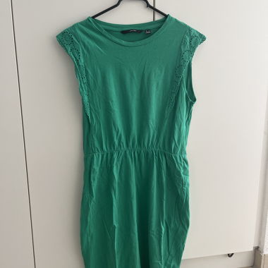 Abito Verde Senza Maniche