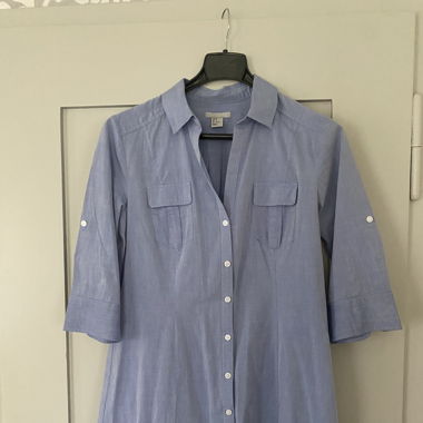 Longbluse hellblau