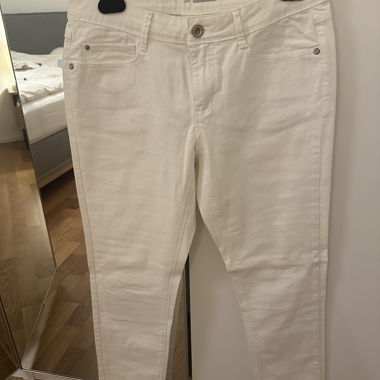 Jeans bianchi taglia 38