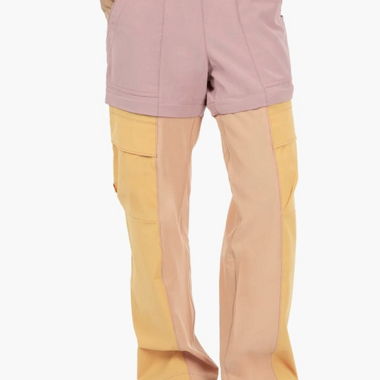 Pantalon convertible rose et jaune Cotopaxi