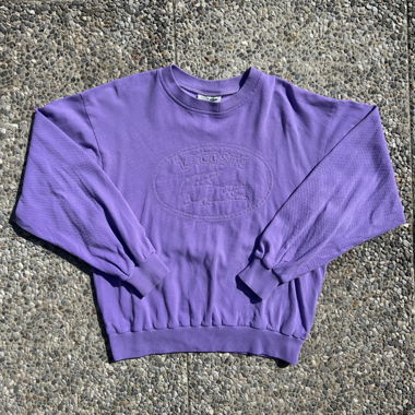 Felpa vintage Lacoste anni '90 ricamata
