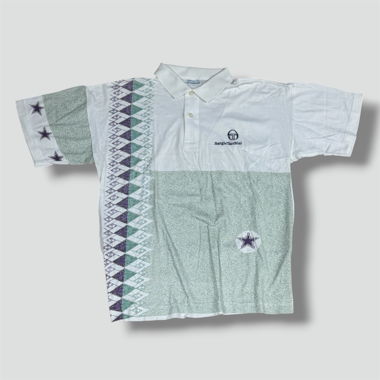 Polo estivo vintage bianco Sergio Tacchini