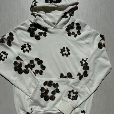 Denim-Tears-Hoodie weiss – Grösse M – 1-mal getragen