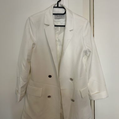 Blazer bianco Stradivarius