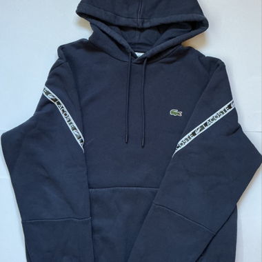 Homme Hoodie Lacoste Bleu Foncé Taille L