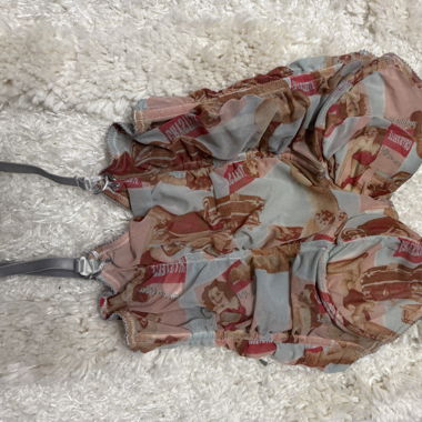 y2k corset print