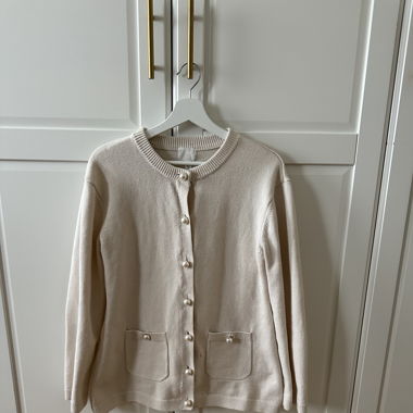 H&M elegant cream cardigan M