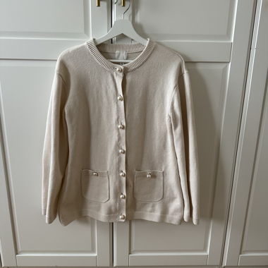 H&M elegant cream cardigan M