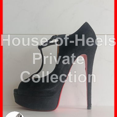 Escarpins peep-toe Louboutin Alta Poppins 150 37.5