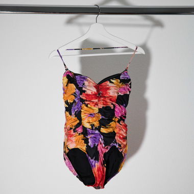 Vintage Blumen Badeanzug