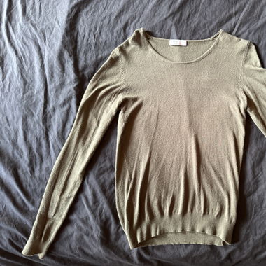 Pull vert kaki M
