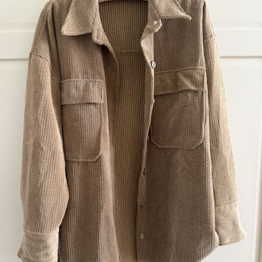 Zara Cord Shirt Jacket