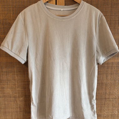 Cord T-Shirt Beige