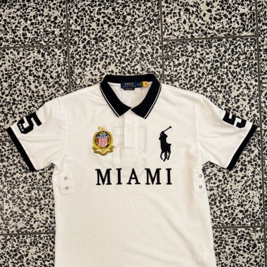 Polo Ralph Lauren Polo Shirt Miami Nr.5 White
