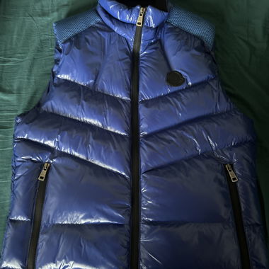 Blue Quilted Vest