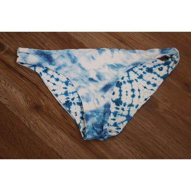 Blue-white bikini bottom (reversible)