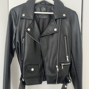 Black Clockhouse Biker Jacket