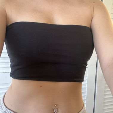Tube top noir